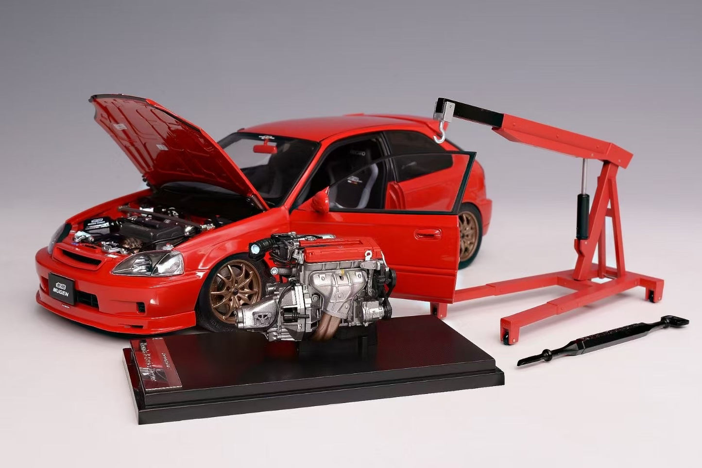 MotorHelix Honda EK9 exhibition version 1/18