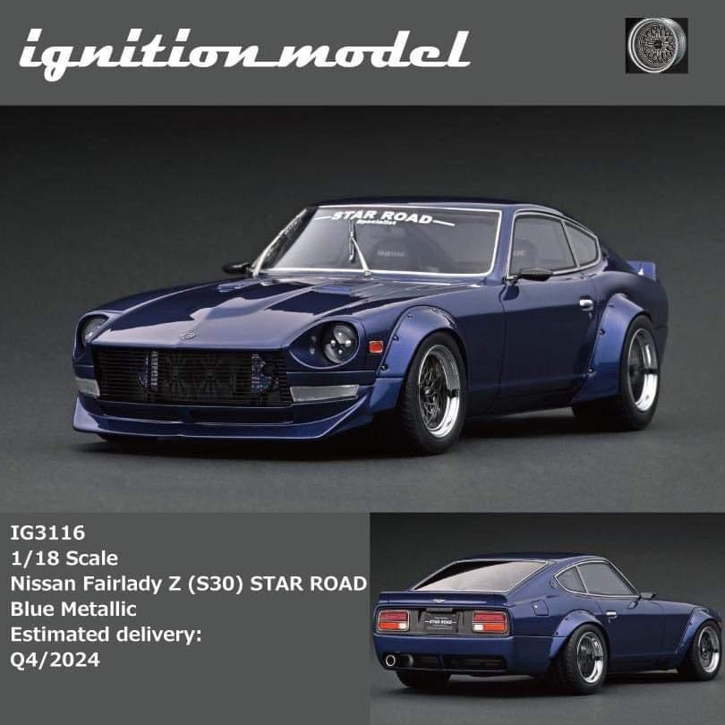 (Pre-order) 1/18 Ignition Models Nissan Fairlady Z (S30) STAR ROAD