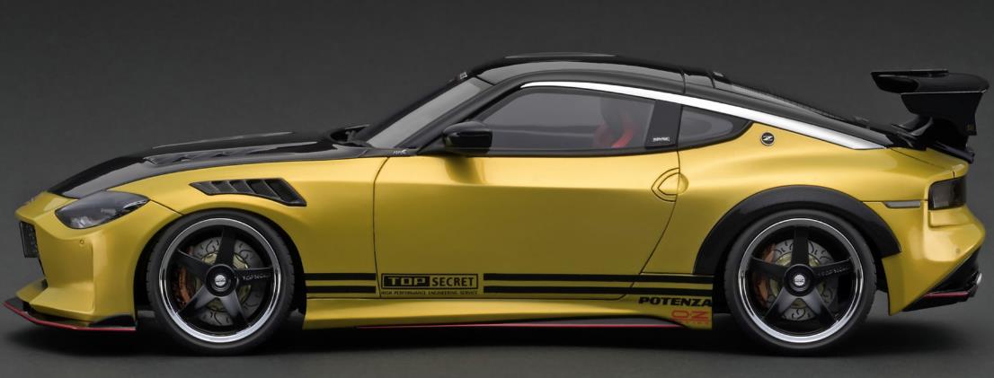 (Pre-Order) Ignition Models Top secret Fairlady Z (RZ34) Gold 1/18