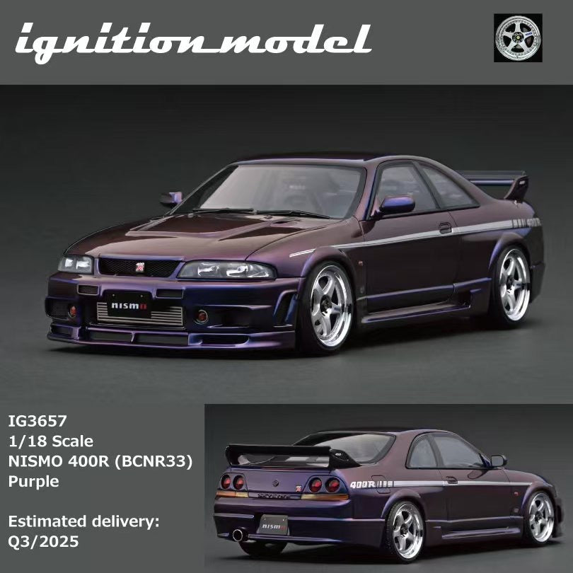 (Pre-Order) Ignition Models Nismo 400R 1/18 (Purple)