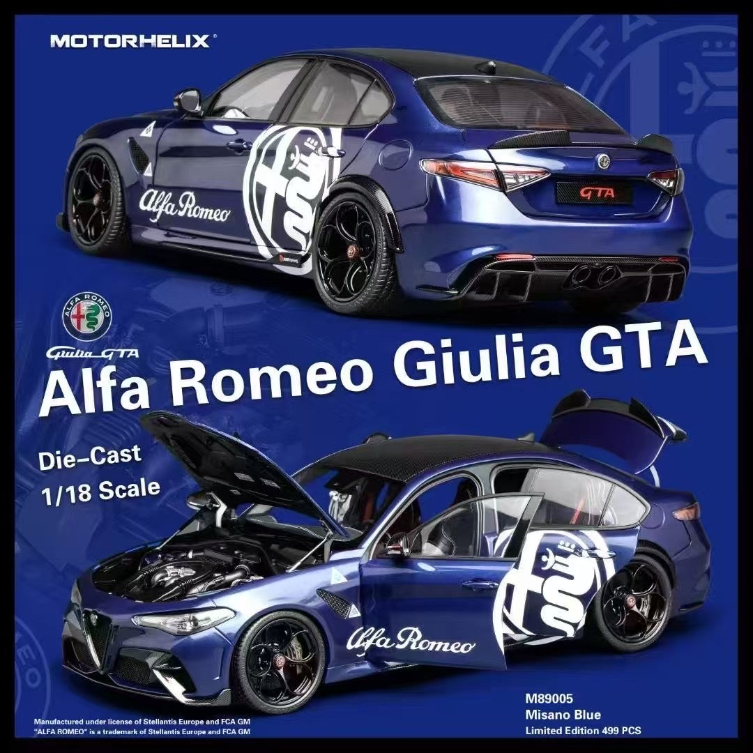 (Pre-Order) MotorHelix 1/18 Alfa Romeo Giulia GTAm