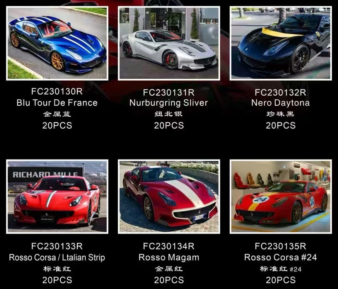 FC Models F12 TDF 1/18
