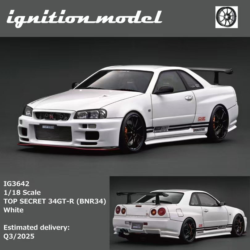 (Pre-Order) Ignition Models Top Secret R34 GT-R 1/18