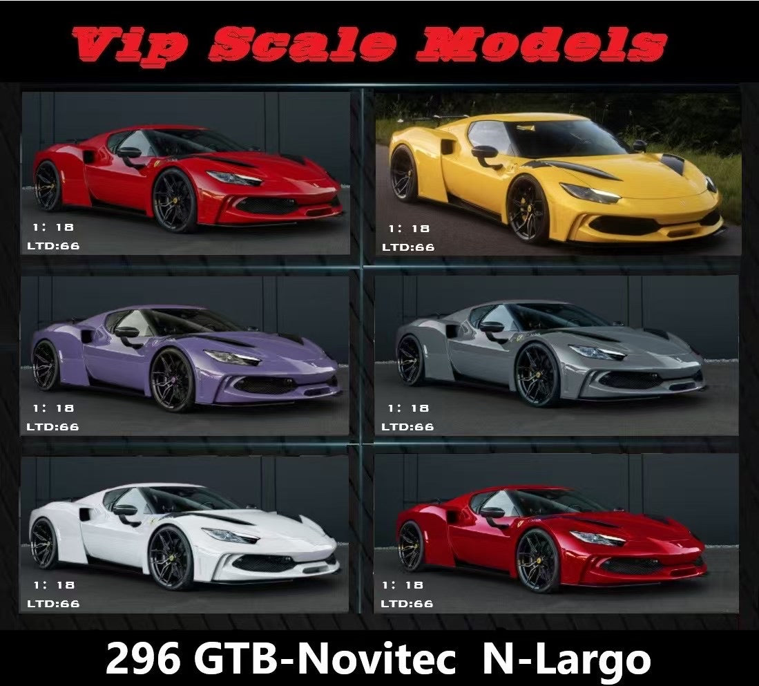 (Pre-Order) VIP Models Novitec 296 GTB 1/18
