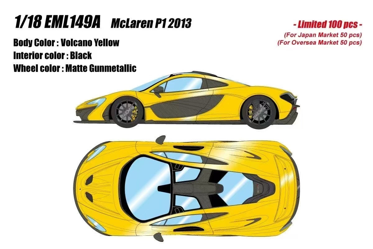 (Pre-Order) MakeUp Eidolon EML149 McLaren P1 1/18