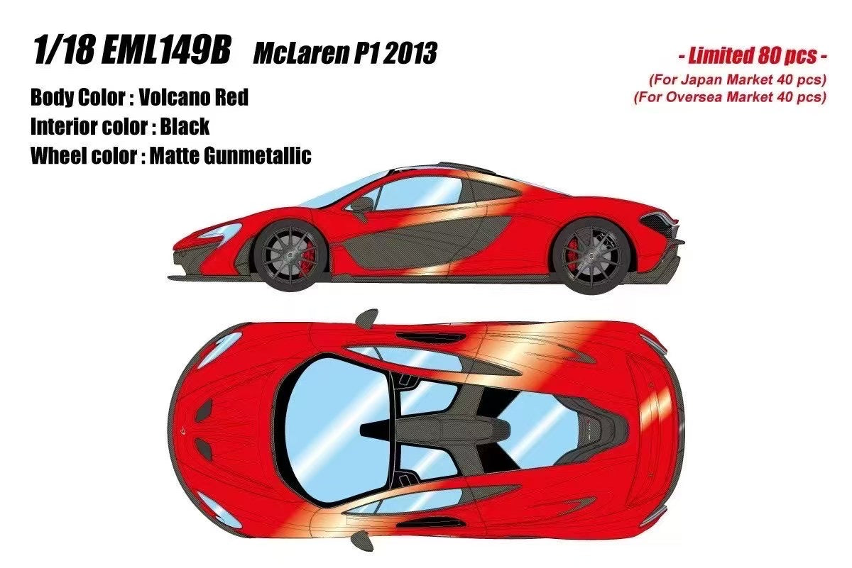 (Pre-Order) MakeUp Eidolon EML149 McLaren P1 1/18