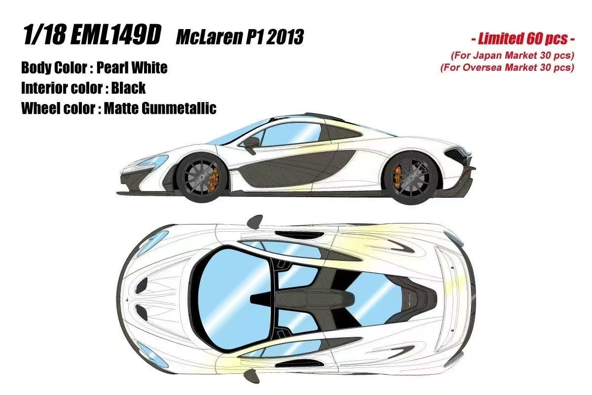 (Pre-Order) MakeUp Eidolon EML149 McLaren P1 1/18