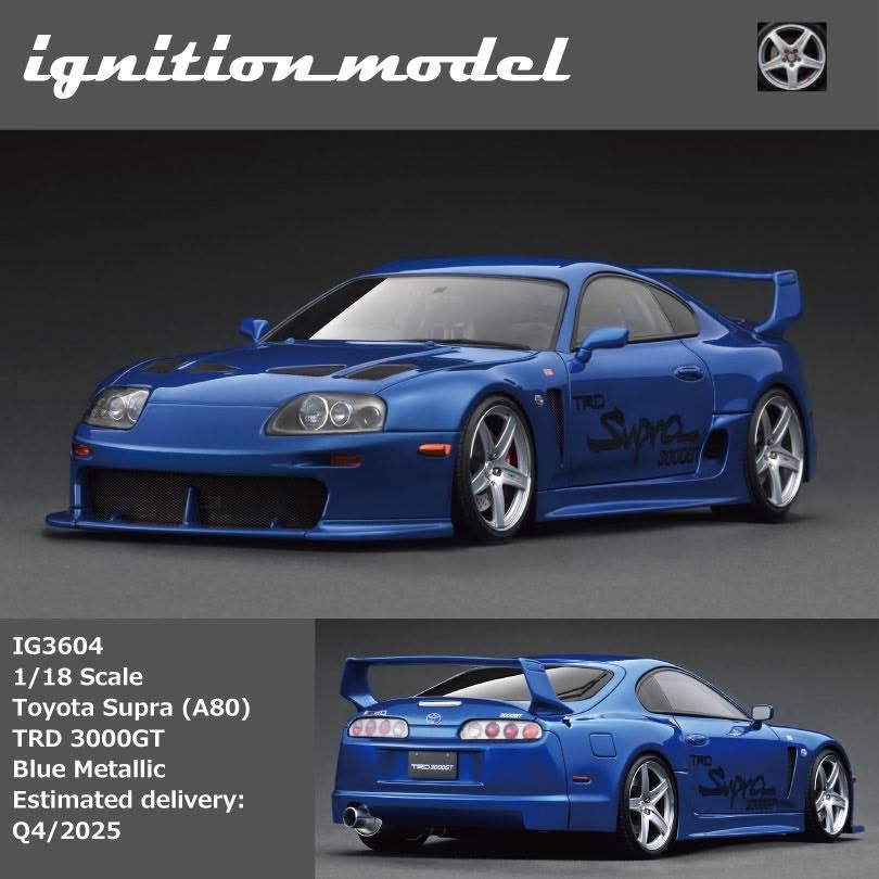 (Pre-Order) Ignition Models Toyota (A80) Supra TRD 3000GT 1/18