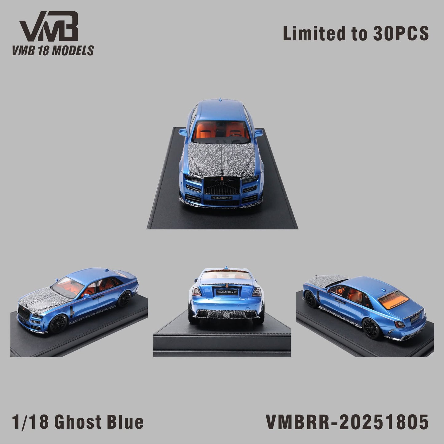 VMB Models RR Ghost 1/18
