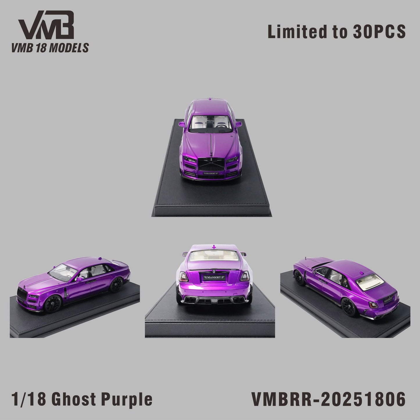 VMB Models RR Ghost 1/18