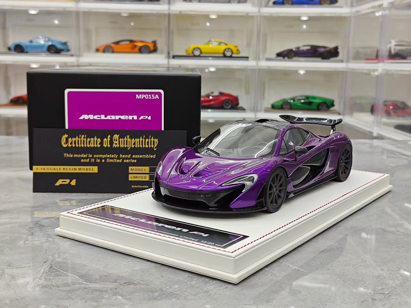 Dino Models McLaren P1 1/18 (White Base)