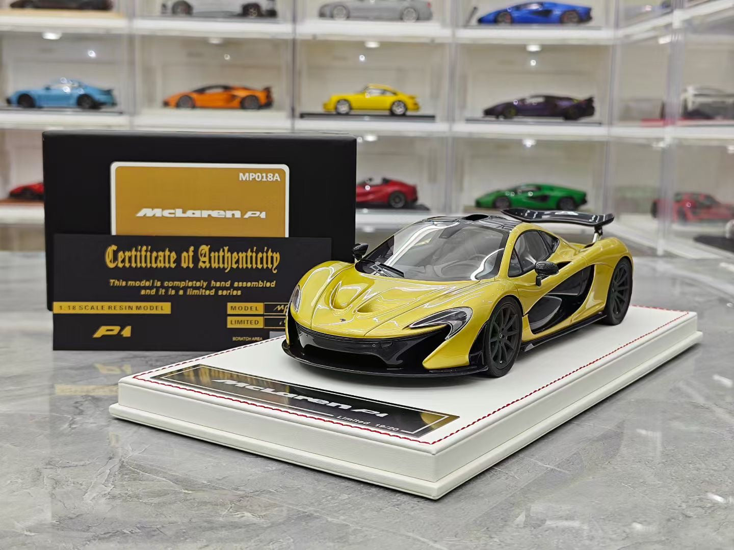 Dino Models McLaren P1 1/18 (White Base)