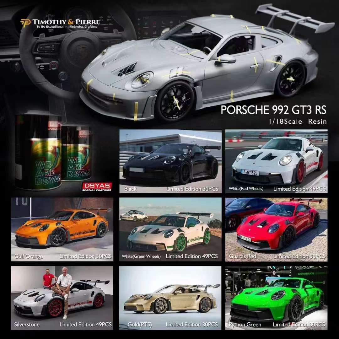Timothy & Pierre (TP) 992 911 GT3RS 1/18