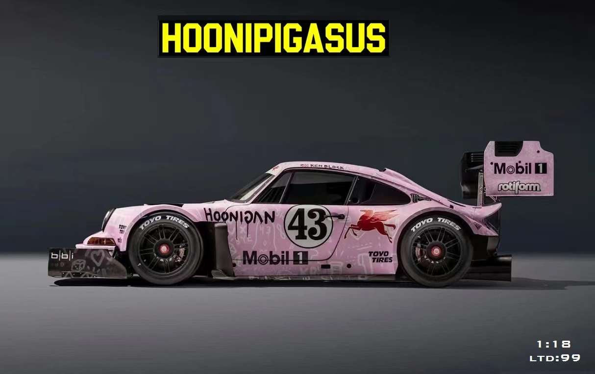 (Pre-Order) Vip Scale Models 1: 18 Porsche 911 SVRSR Hoonipigasus resin model