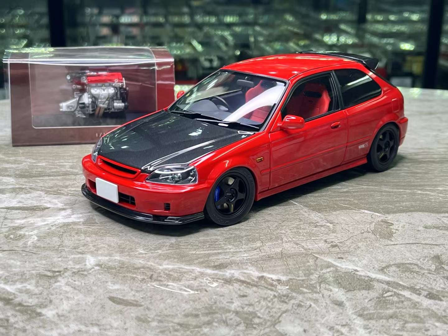 MotorHelix Honda EK9 exhibition version 1/18