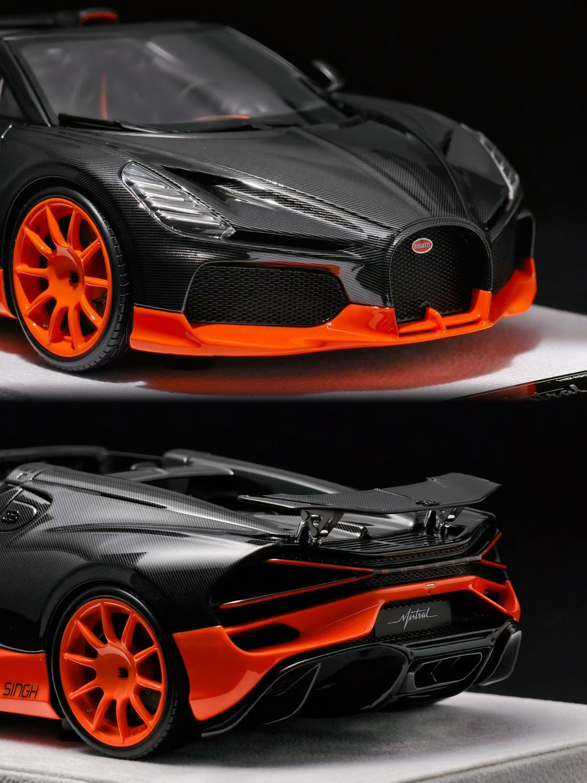 Henson & Heaven (HH Models) Bugatti W16 Mistral 1/18