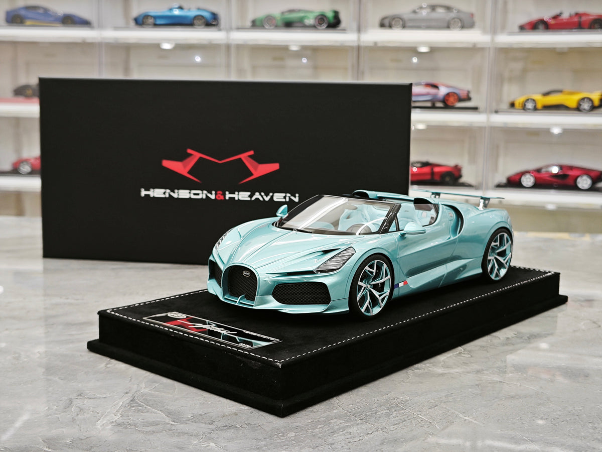 Henson & Heaven (HH Models) Bugatti W16 Mistral 1/18