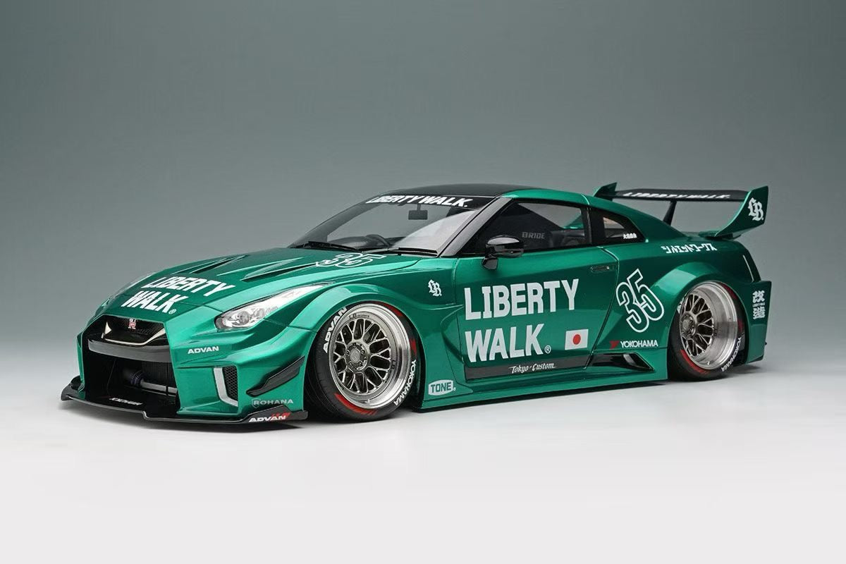 (Pre-Order) MakeUp 1/18 scale EML022 LB-Silhouette WORKS GT Nissan 35GT-RR