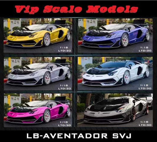 (Pre-Order)VIP Models Lamborghini Aventador SVJ LBWK 1/18