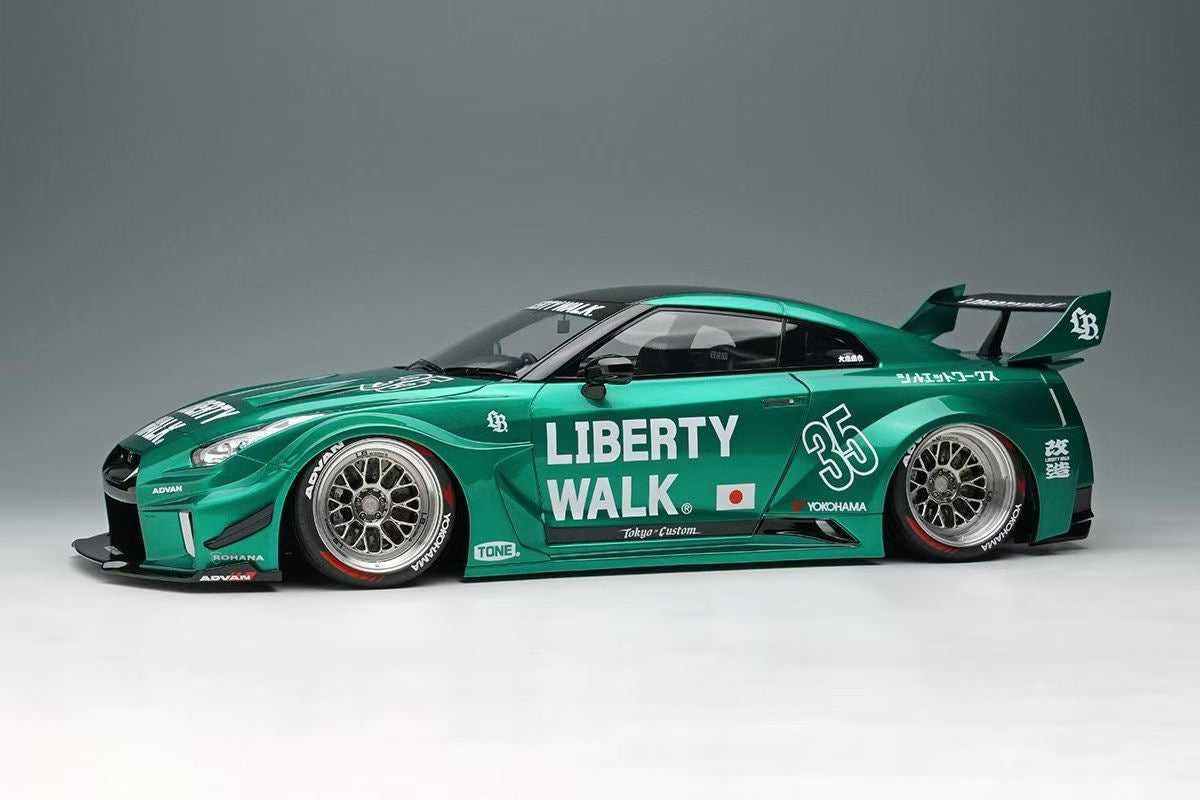 (Pre-Order) MakeUp 1/18 scale EML022 LB-Silhouette WORKS GT Nissan 35GT-RR