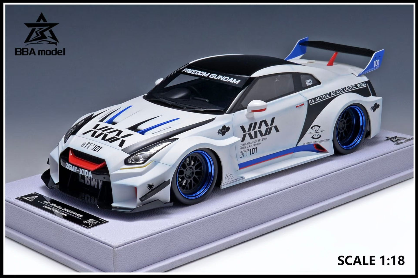 BBA Models R35 GTR LBWK 1/18