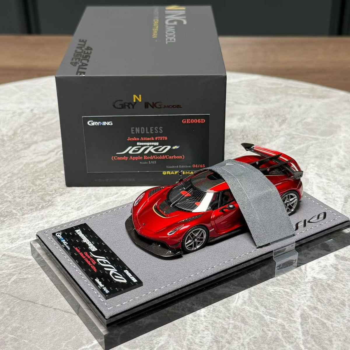 GRYNING model 1/43 Koenigsegg Jesko Attack