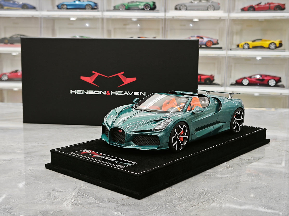 Henson & Heaven (HH Models) Bugatti W16 Mistral 1/18