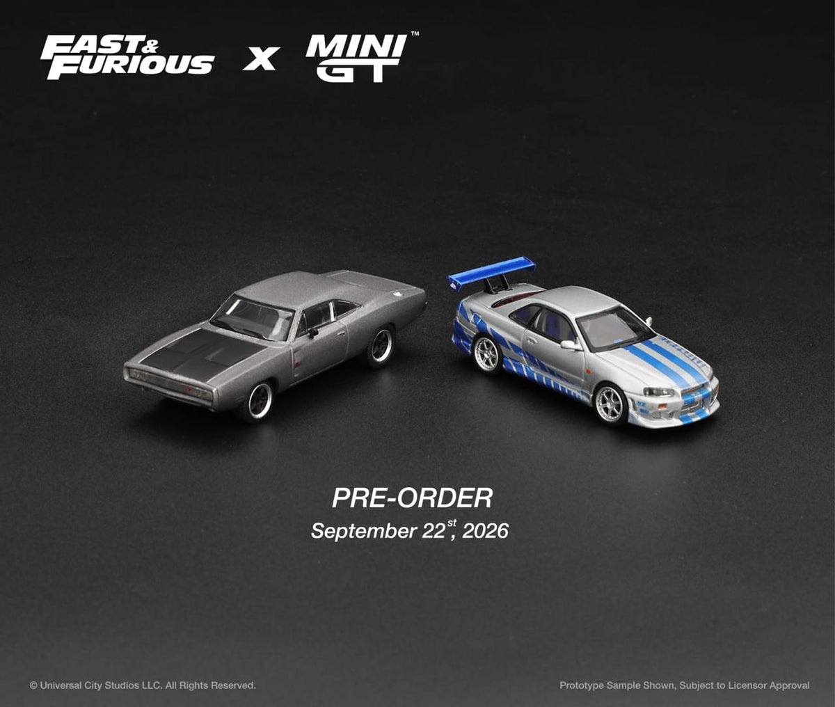 (Pre-Order) MiniGt X Fast & Furious Set 1/64
