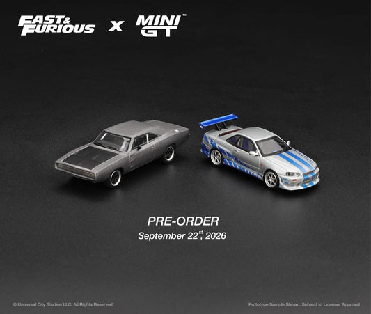 (Pre-Order) MiniGt X Fast & Furious Set 1/64