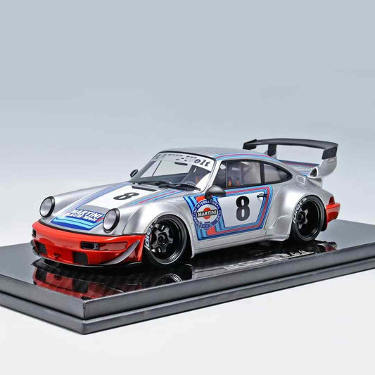 TGM Models RWB 964 Silver Martini 1/18