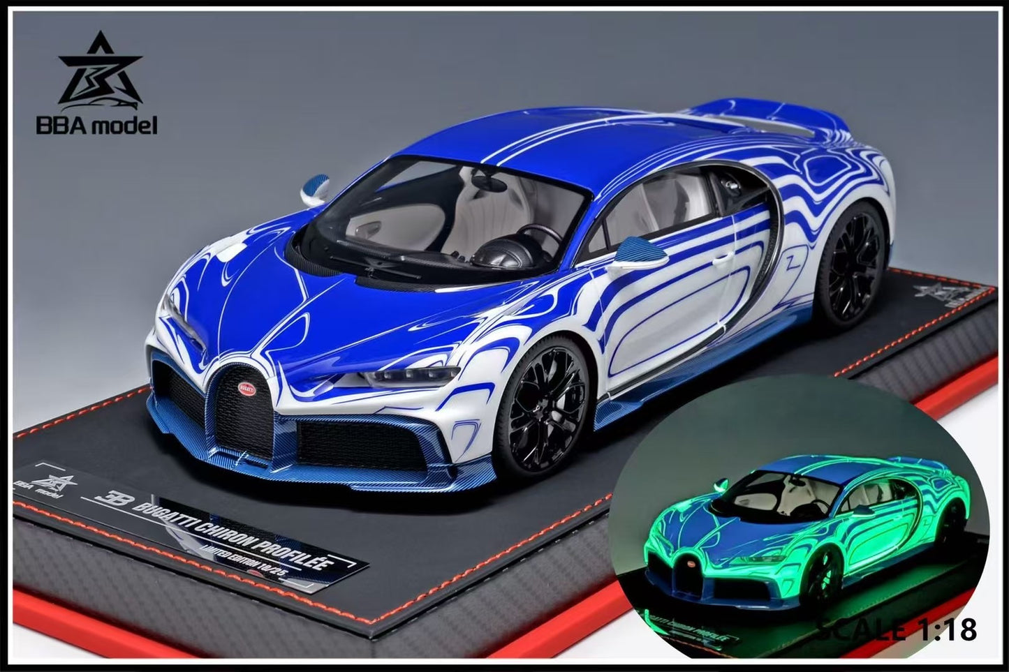 BBA models 1/18 Bugatti Chiron Profilée