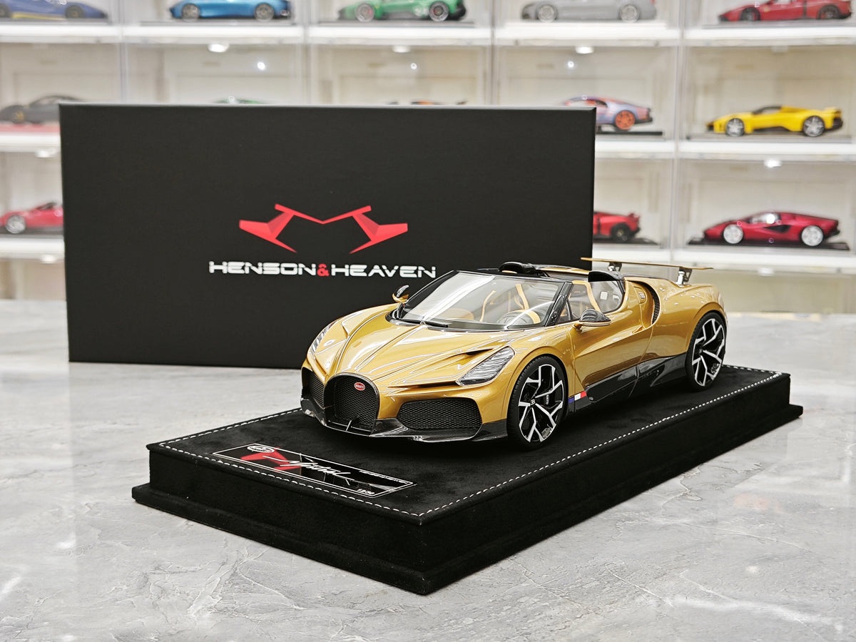 Henson & Heaven (HH Models) Bugatti W16 Mistral 1/18