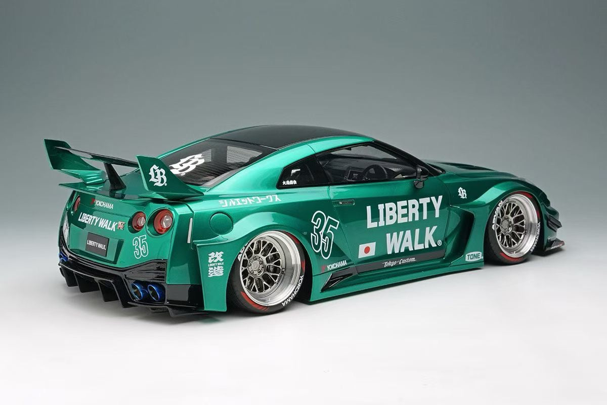 (Pre-Order) MakeUp 1/18 scale EML022 LB-Silhouette WORKS GT Nissan 35GT-RR