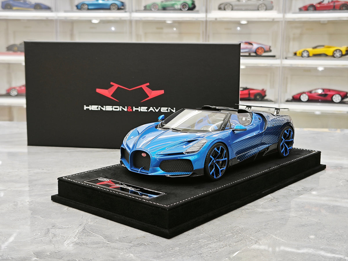 Henson & Heaven (HH Models) Bugatti W16 Mistral 1/18