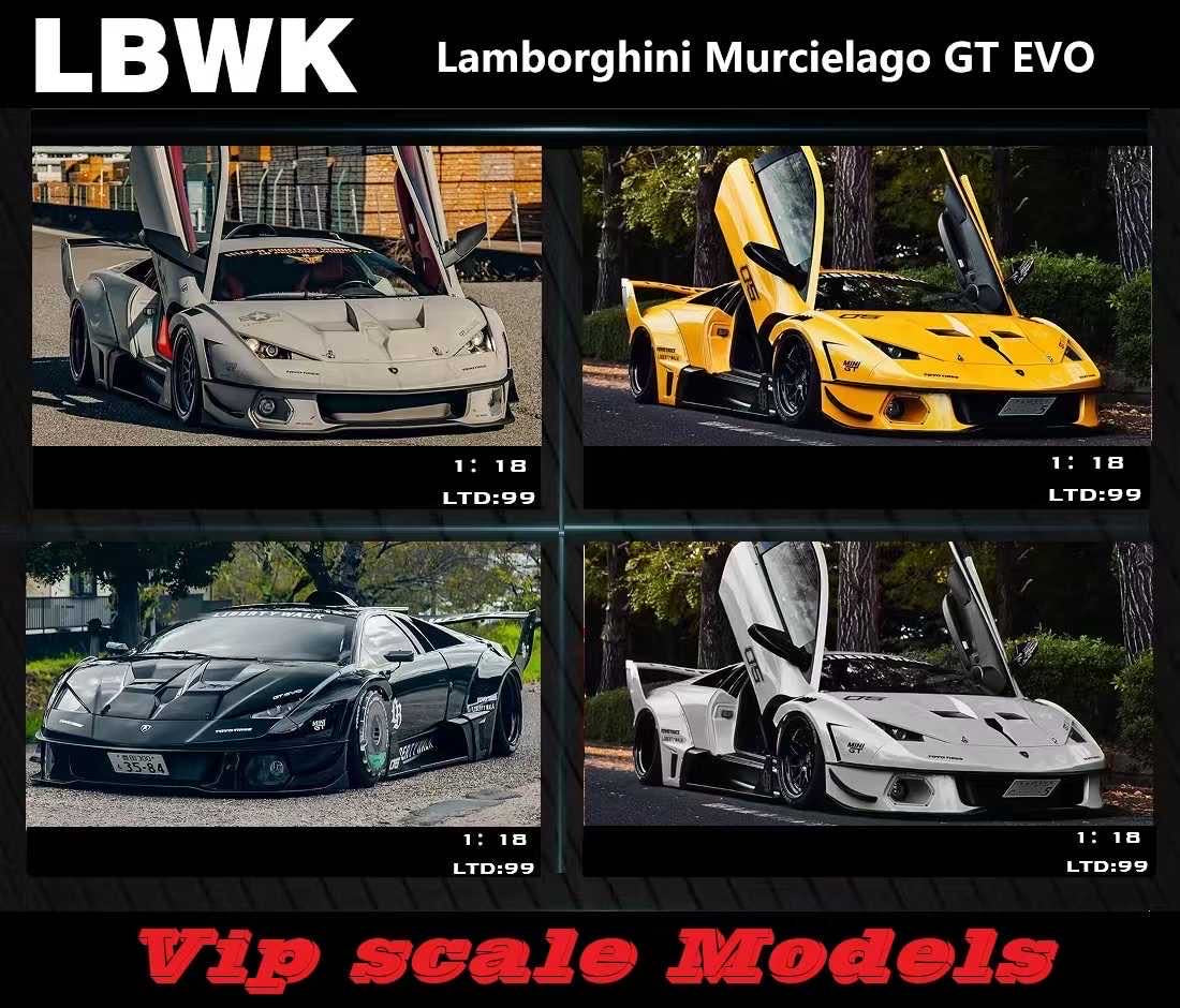 (Pre-Order) VIP Models Murcielago GT EVO LBWK 1/18 – IronCookie Diecasts