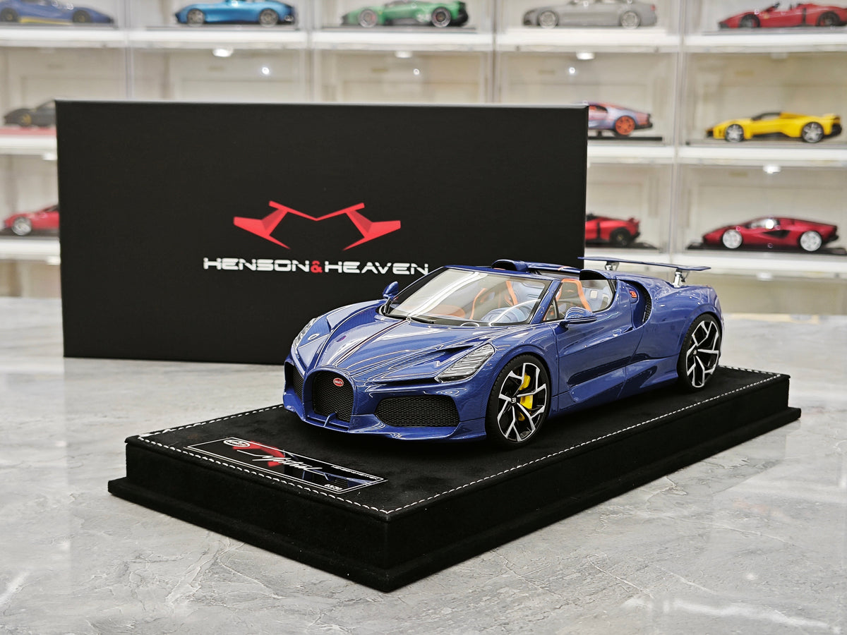 Henson & Heaven (HH Models) Bugatti W16 Mistral 1/18