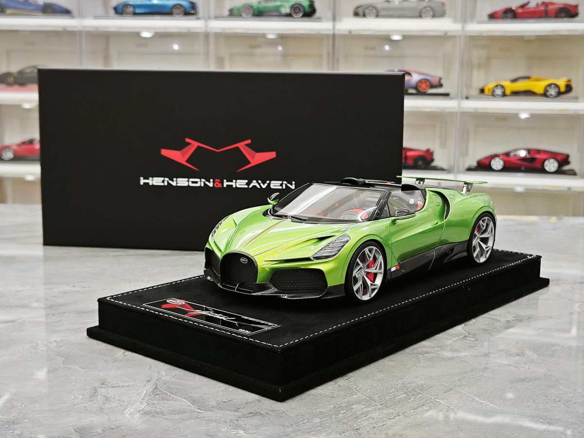 Henson & Heaven (HH Models) Bugatti W16 Mistral 1/18