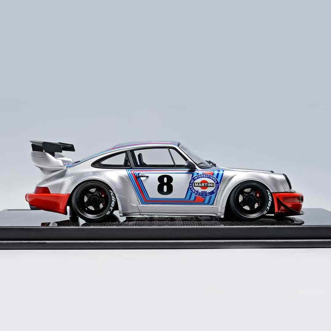 TGM Models RWB 964 Silver Martini 1/18