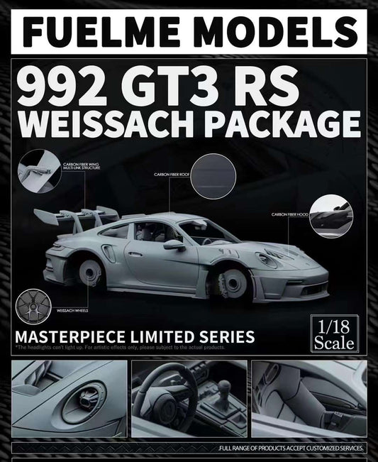 (Pre-Order) Fuelme 911 GT3RS Weissach Package 1/18