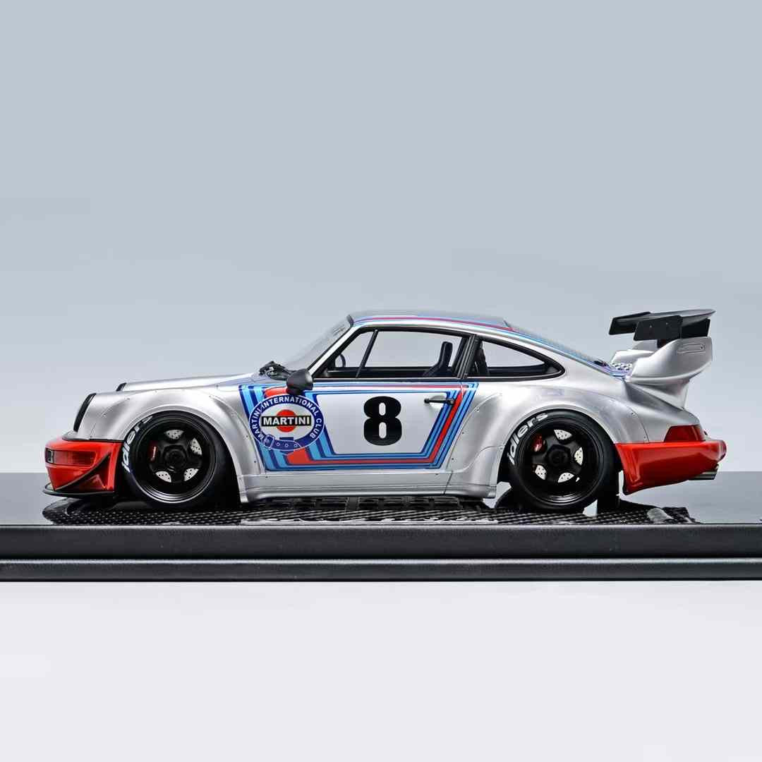 TGM Models RWB 964 Silver Martini 1/18