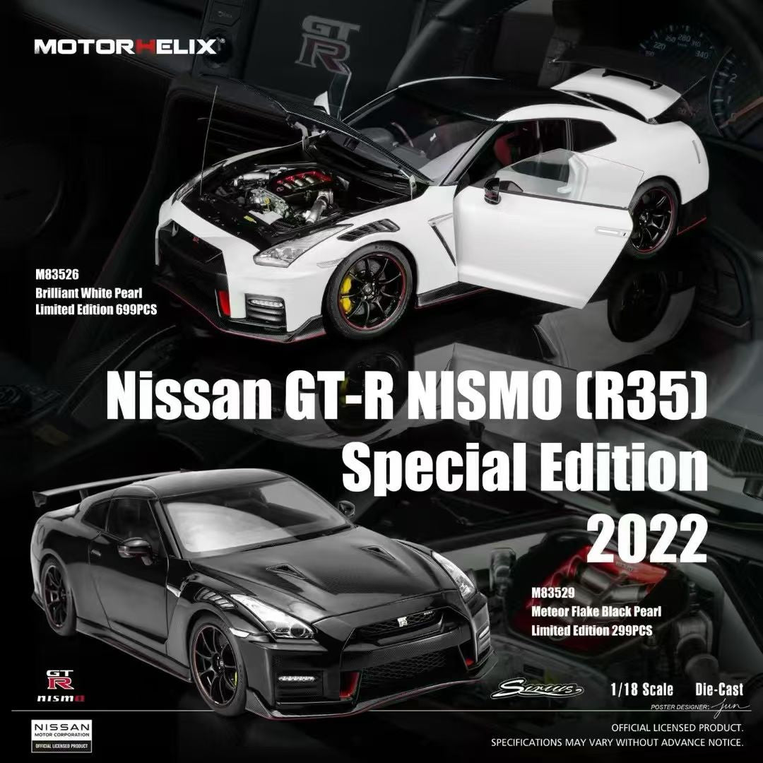 MotorHelix Nissan GT-R Nismo R35 1/18 – IronCookie Diecasts