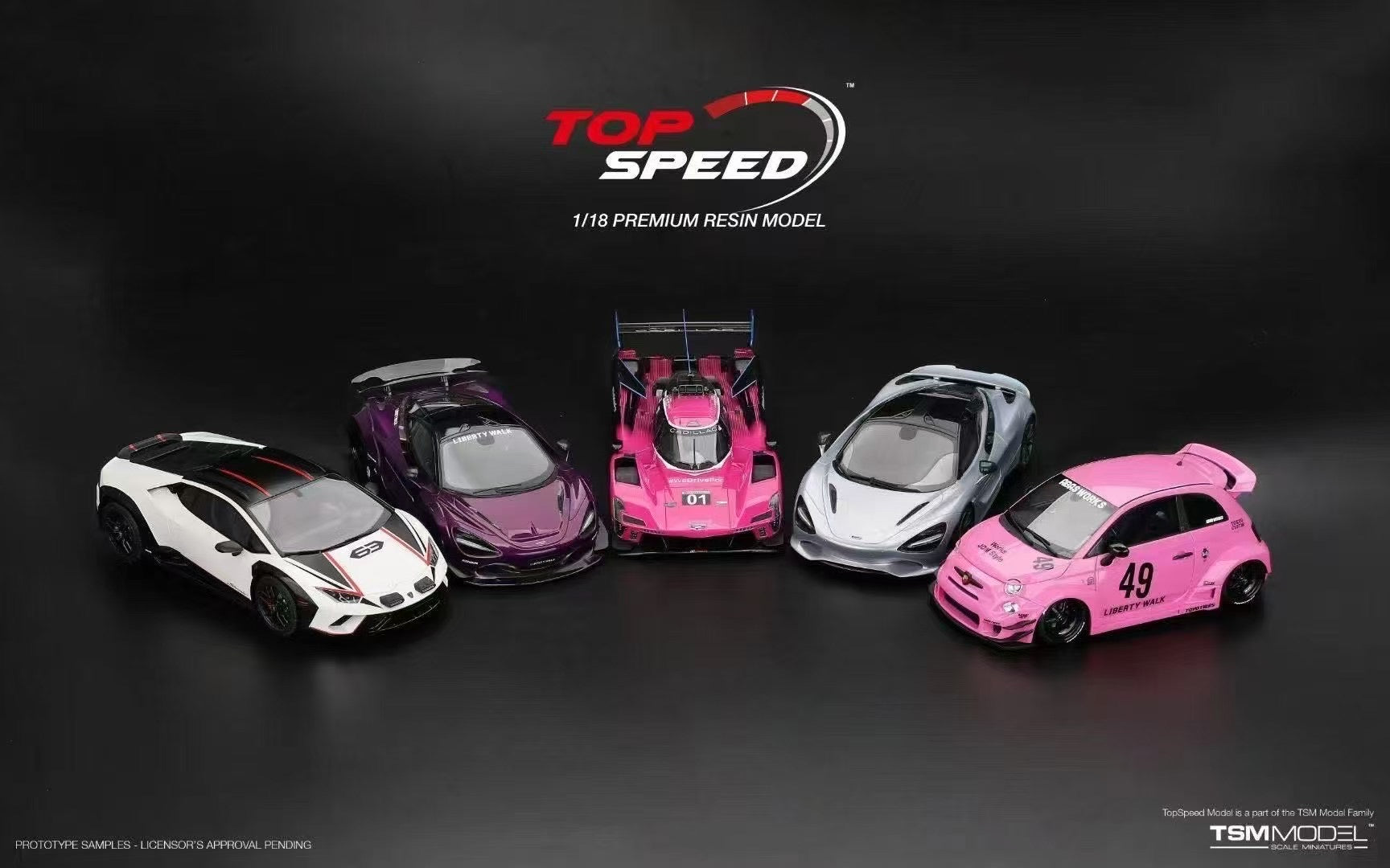 (Pre-Order) TopSpeed LBWK Abarth 595 1/18 – IronCookie Diecasts