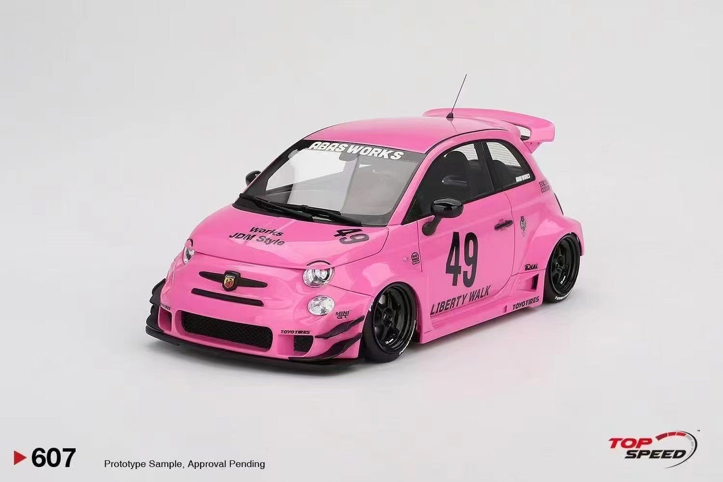 (Pre-Order) TopSpeed LBWK Abarth 595 1/18