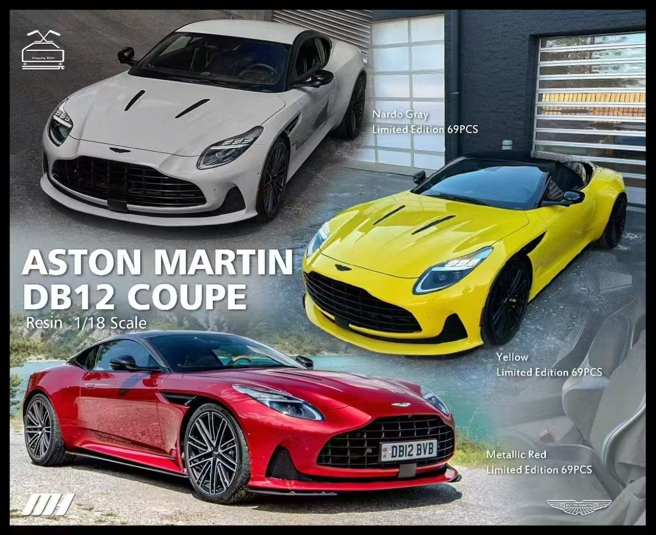 (Pre-Order)MotorHelix Aston Martin DB12 1/18