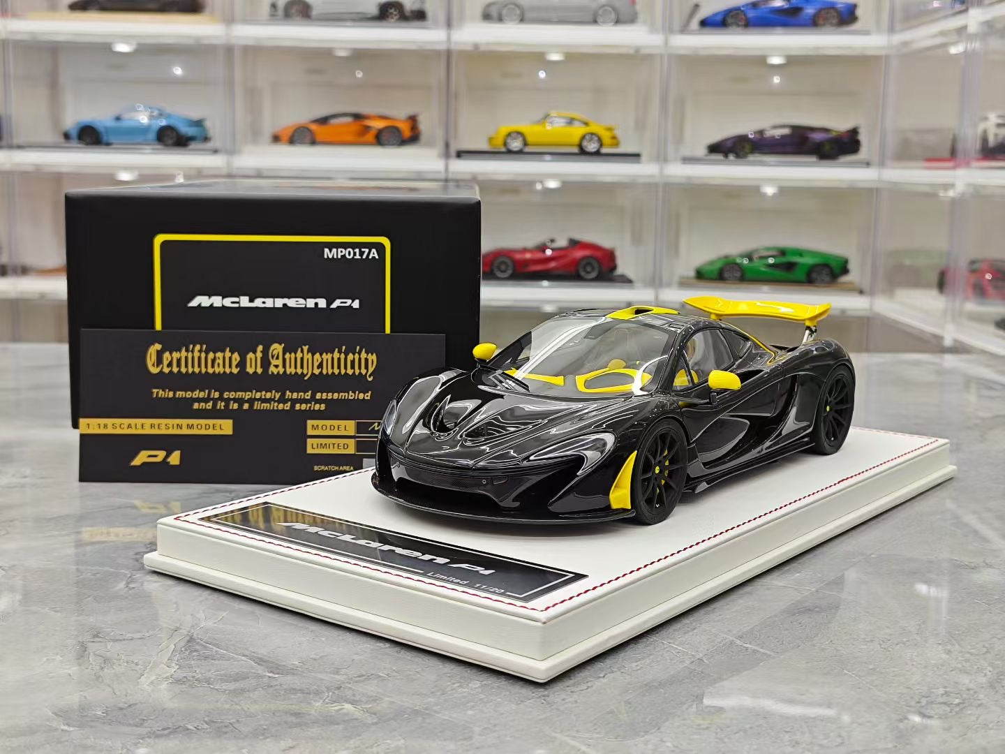 Dino Models McLaren P1 1/18 (White Base)
