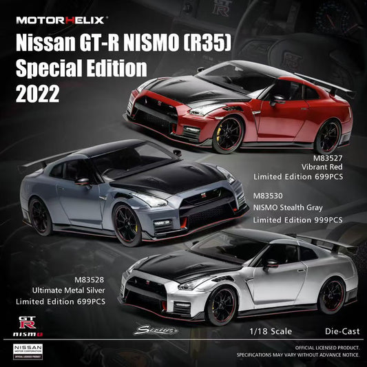 (Pre-Order) MotorHelix Nissan GT-R Nismo R35 1/18