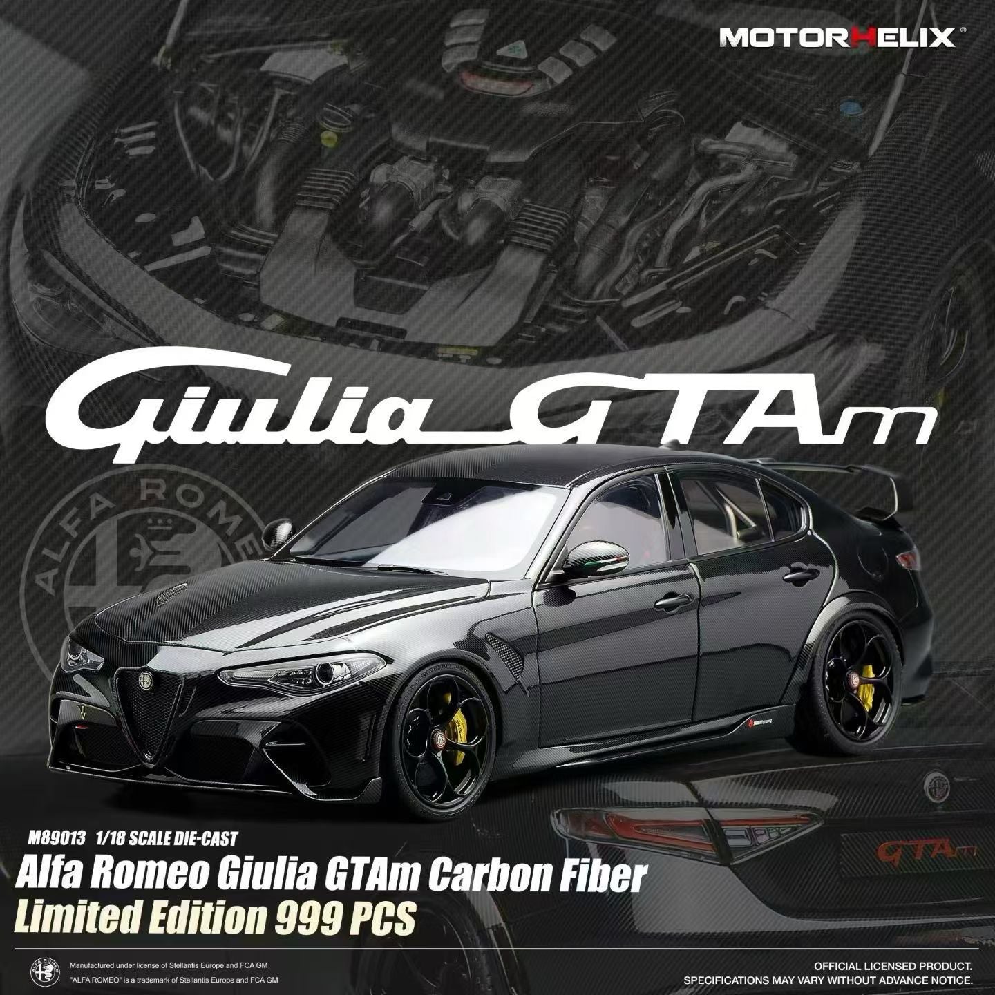 (Pre-Order) MotorHelix 1/18 Alfa Romeo Giulia GTAm