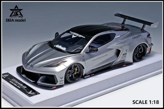 (Pre-Order) BBA Models C8 Corvette LBWK 1/18